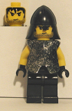 LEGO cas312 Knights Kingdom II - Rogue Knight 5 (Black Legs, Speckle Breastplate, Black Neck-Protector)